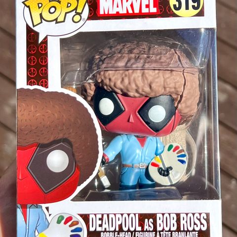 Funko Pop! Deadpool as Bob Ross | Marvel (319)