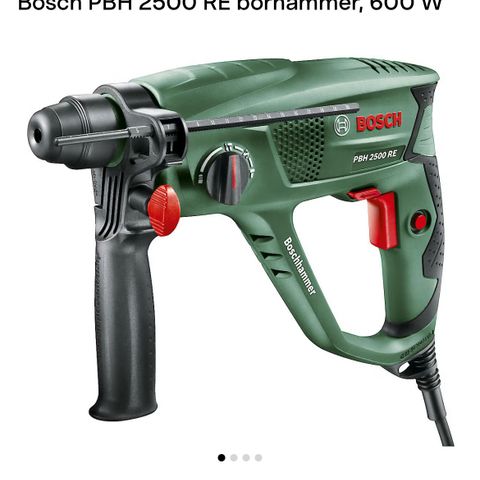 Bosch PBH 2500 RE borhammer, 600 W