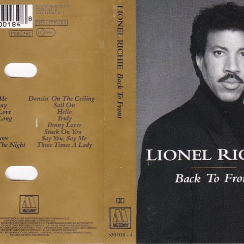 Lionel Richie - Back to front