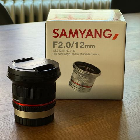 Samyang 12/2.0 NCS CS for Fujifilm X