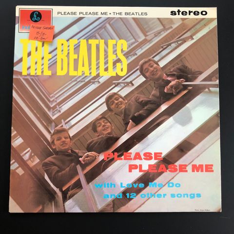 THE BEATLES "Please Please Me" vinyl LP analog master Made in Sweden TOPP STAND