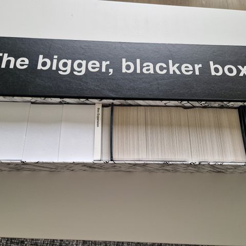 Cards Against Humanity; the bigger, blacker box