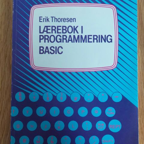 Lærebok i Programmering fra 80-tallet!