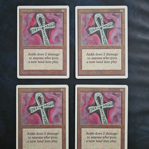 *** 4 x Ankh of Mishra (Unlimited) | Magic the Gathering (MtG) ***