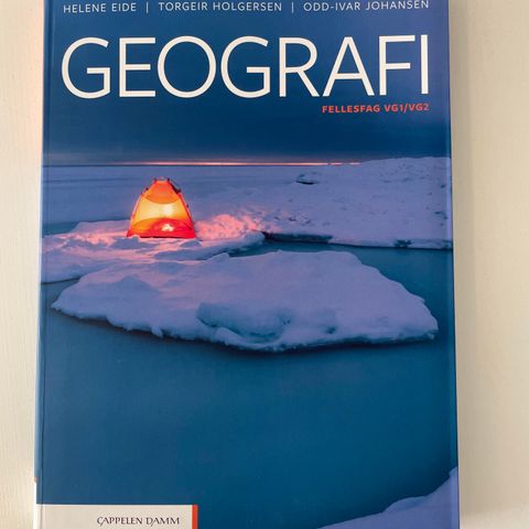 Geografi bok - Cappelen damm