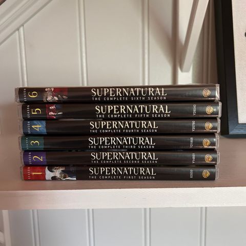 Supernatural sesong 1-6 på DVD