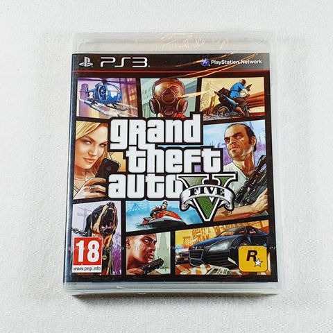 Grand Theft Auto V (GTA 5) | Forseglet | Playstation 3 (PS3)