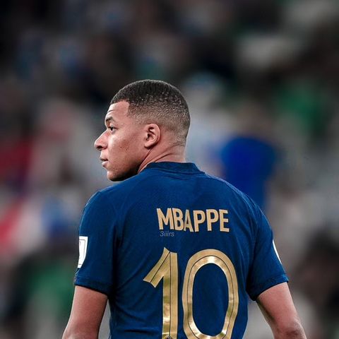 Fotball drakt Frankrike 2022 kylian mbappe