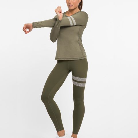 STRONGER pangea sett med tights & longsleeve