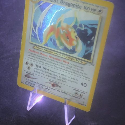 Pokemon TCG Light Dragonite Holo 14/105 - Neo Destiny