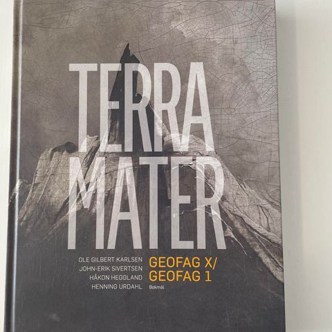 Geofag bok Terra Mater