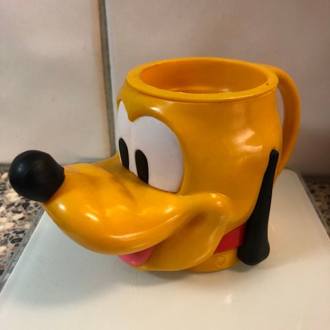 Retro Disney Pluto kopp i plast