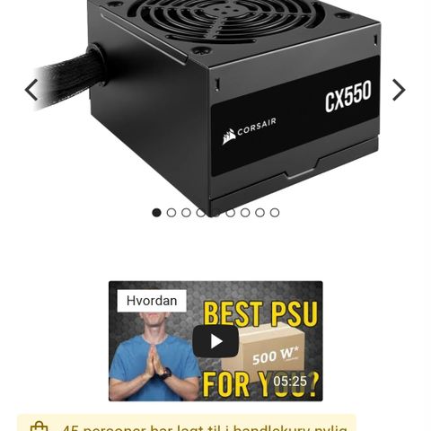 Corsair CV550W PSU