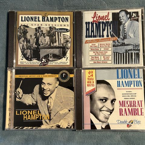 Lionel Hampton CD'er i meget god stand selges
