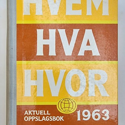 HVEM HVA HVOR 1963