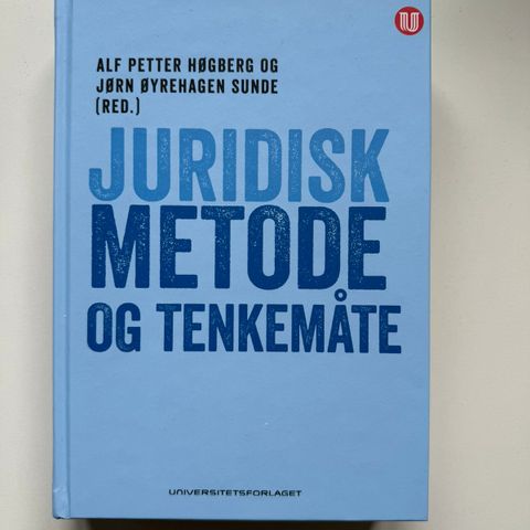 Juridisk metode og tenkemåte