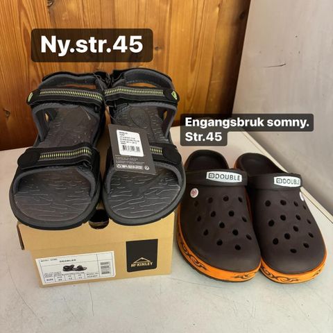 Sandaler og crocks