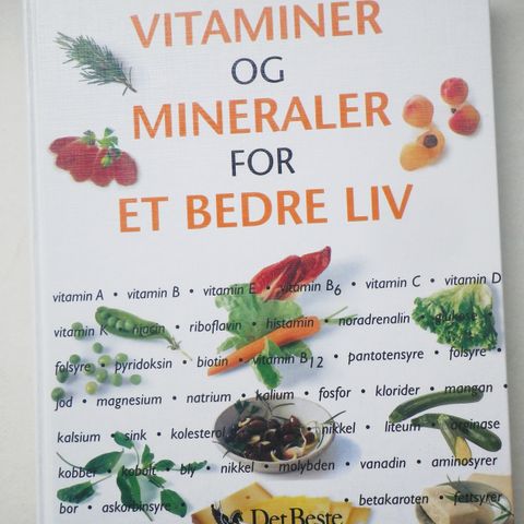 Vitaminer og mineraler for et bedre liv, helsebøker, alternativ medisin