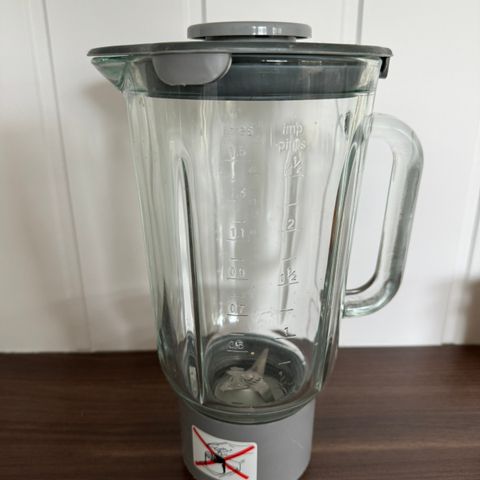 Kenwood blender i glass - pent brukt