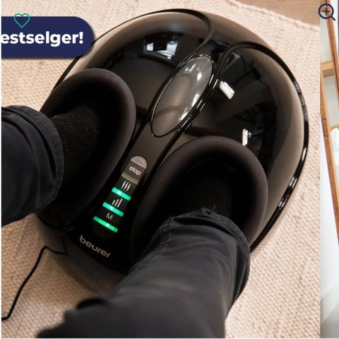 Bestselger Beurer FM 90 Shiatsu Fotmasserer med oppvarming