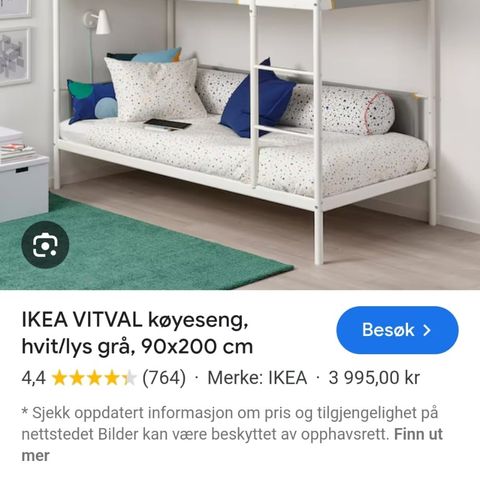 Ny seng fra ikea