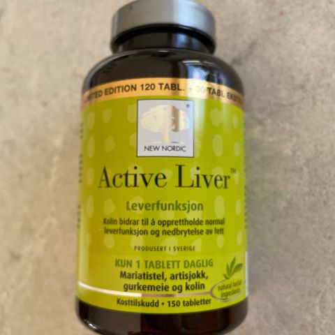 Active Liver kosttilskudd