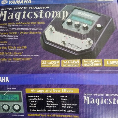 Yamaha Magicstomp Gitar Effekts Processor (Pedal)