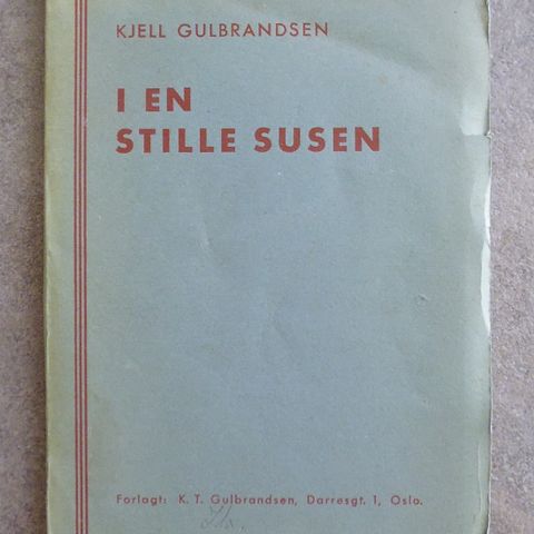 Kjell Gulbrandsen: I en stille susen.