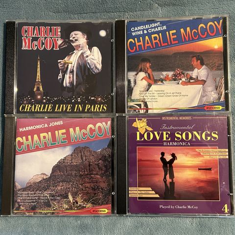 Charlie McCoy CD'er i meget god stand selges