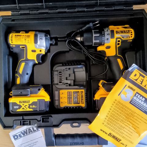 Dewalt Tstak skrumaskiner. Brushless. HELT NYTT!