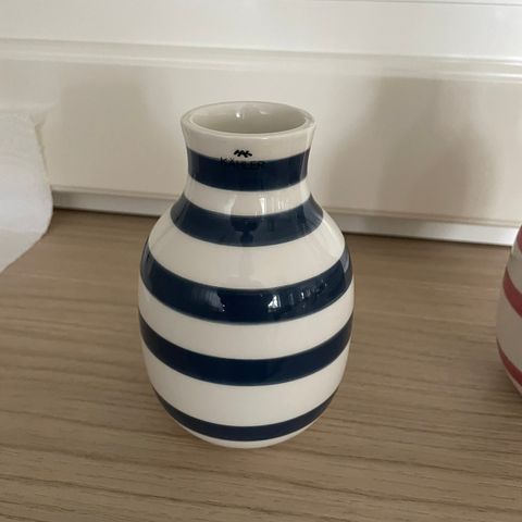 Kahler liten vase blå