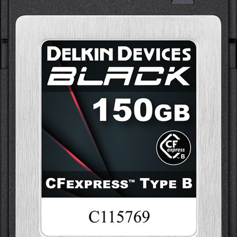 DELKIN CFexpress Type B BLACK 150GB med minnekortleser