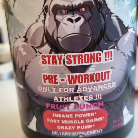 STRONG PRE-WORKOUT !!! LAST ITEMS LEFT !!!