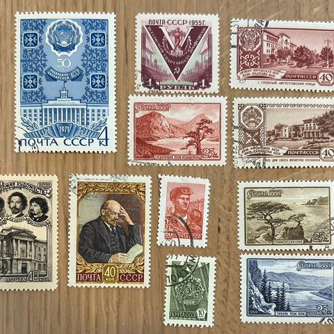 Samling særmerker Bulgaria, Russland og flere andre land, ca 2 000 merker