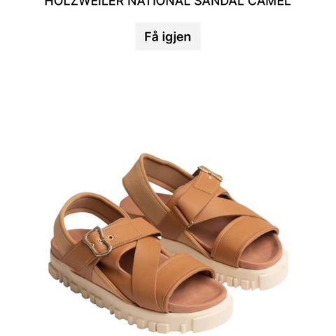 HOLZWEILER NATIONAL SANDAL CAMEL str 41