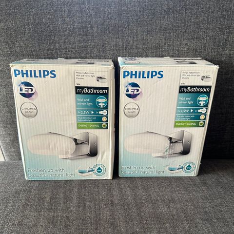 Philips 34046/11/16 - LED Wandgemonteerde badkamerlamp 2xLED/2,5W