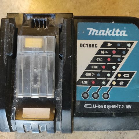 Makita batterilader, 7,2-18V