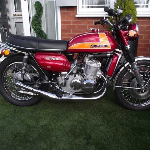 Suzuki GT750 Tank og dekselsett