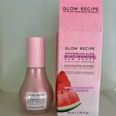 Glow Recipe Watermelon Glow Niacinamide Dew Drops - helt ny og uåpnet