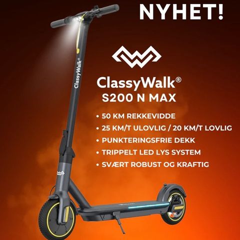 ClassyWalk® - S200 N MAX 2024 (Nypris: 11990)