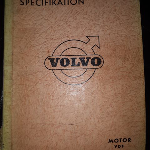 Volvo Reservedels katalog Motor VDF.