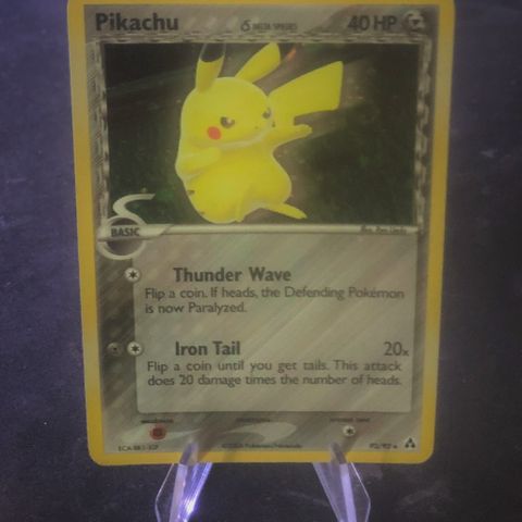 Pokemon TCG  Pikachu 93/92 Secret Rare Holo m/ Swirl - EX Legend Maker