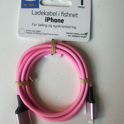 Rosa iPhone lader