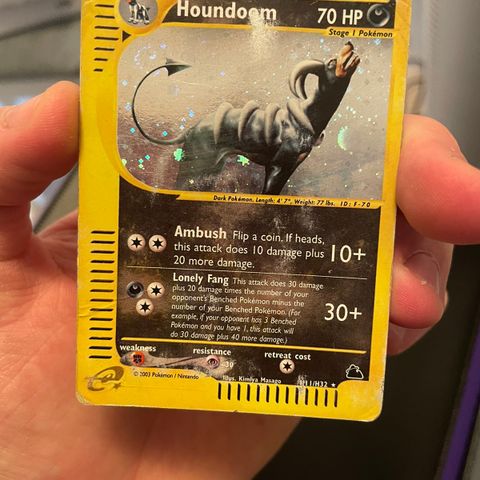 Pokemon kort - Houndoom - 12/144 Holo