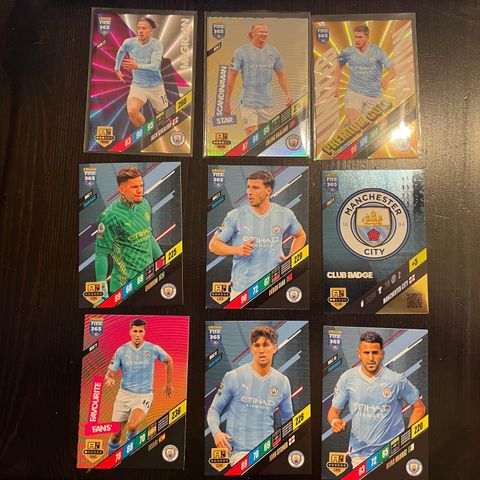 Manchester City - Panini Fifa 365 Adrenalyn  XL fotballkort