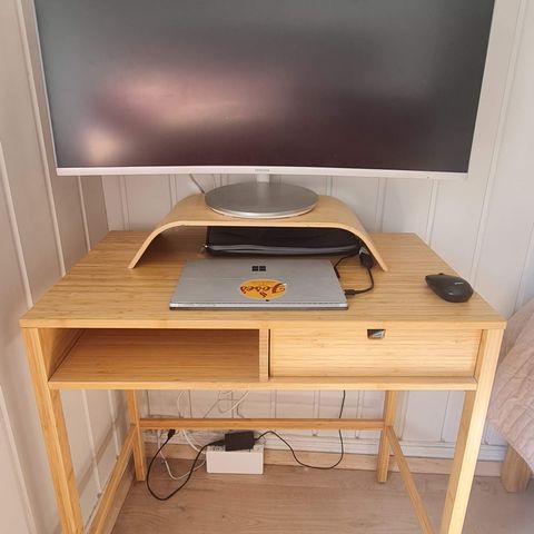 PC bord m/stol og skuffebord/printerbord