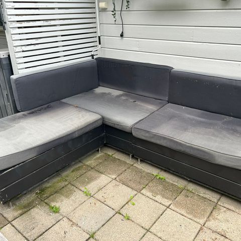 Pallesofa m/puter -  Gis bort