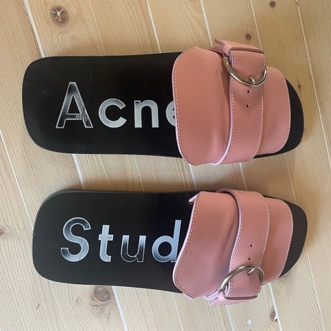 Acne Studios sandaler i skinn
