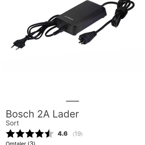 Bosch-lader til elsykkel