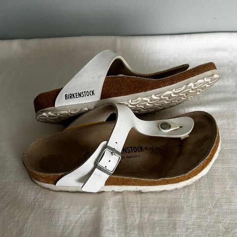 Birkenstock hvit - str 38